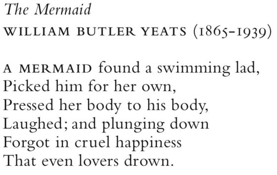 Yeats, The Mermaid