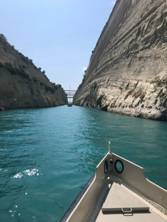 Grüße aus dem Kanal von Korinth