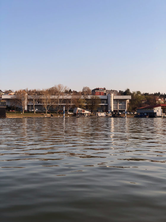 Hausboote in Belgrad
