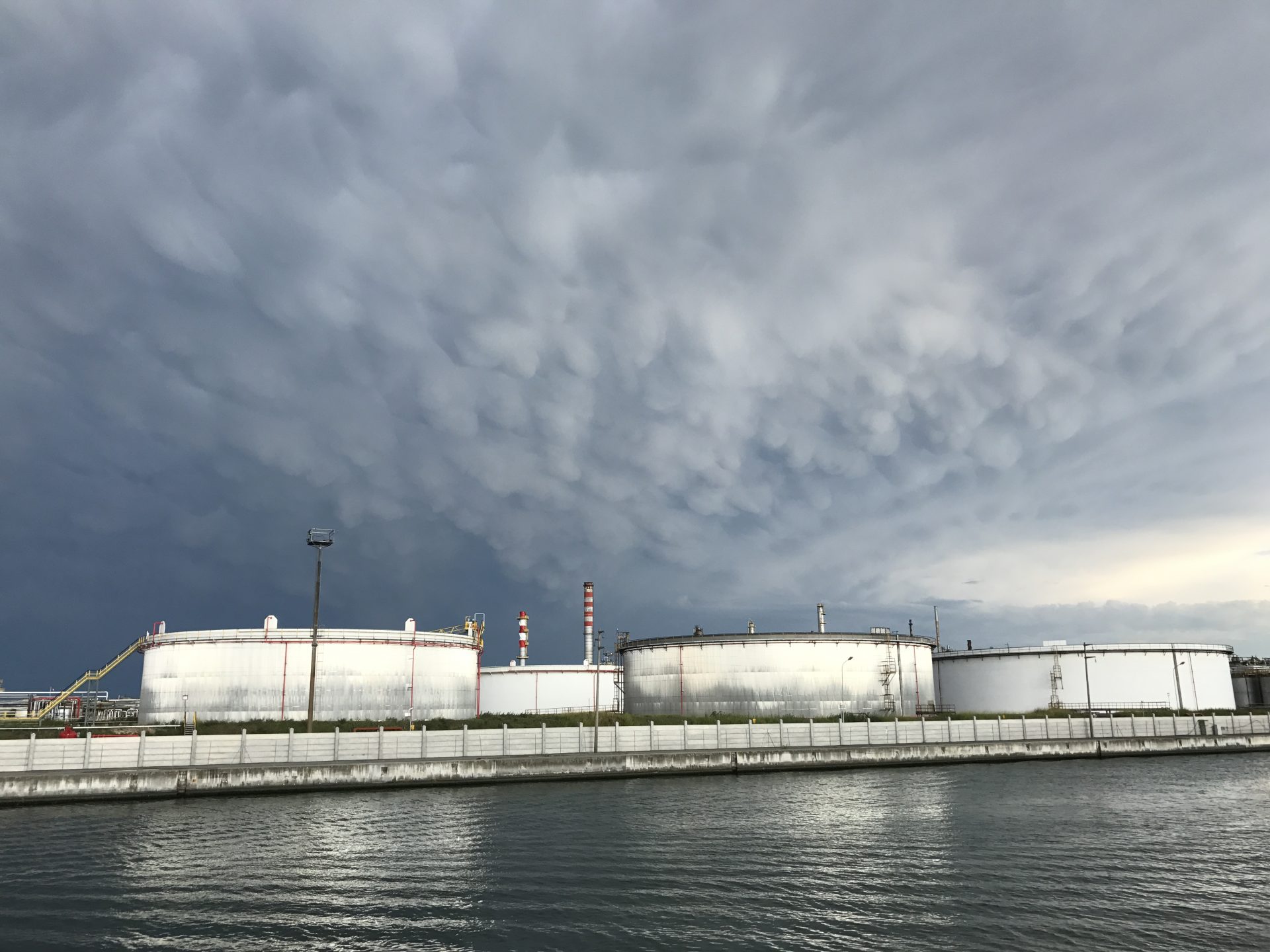 Mammatocumulus über Venedig