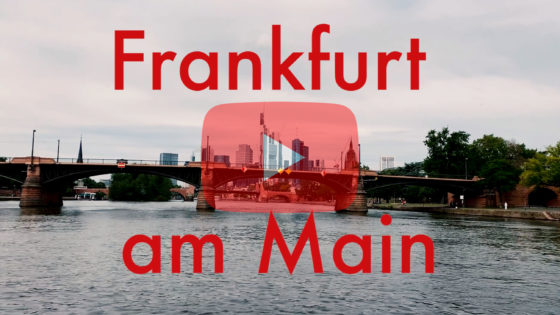 Fahrt durch Frankfurt